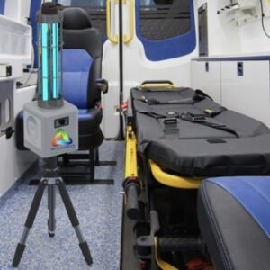 Robot portabil dezinfectie coronavirus cu raze uv si ozon