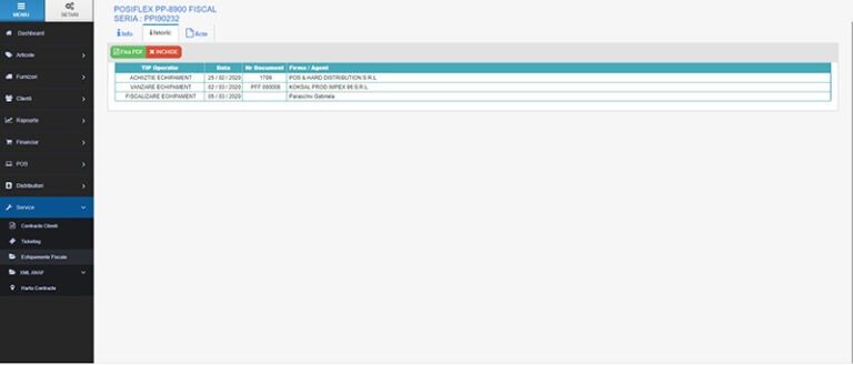 urmarire serii casa de marcat