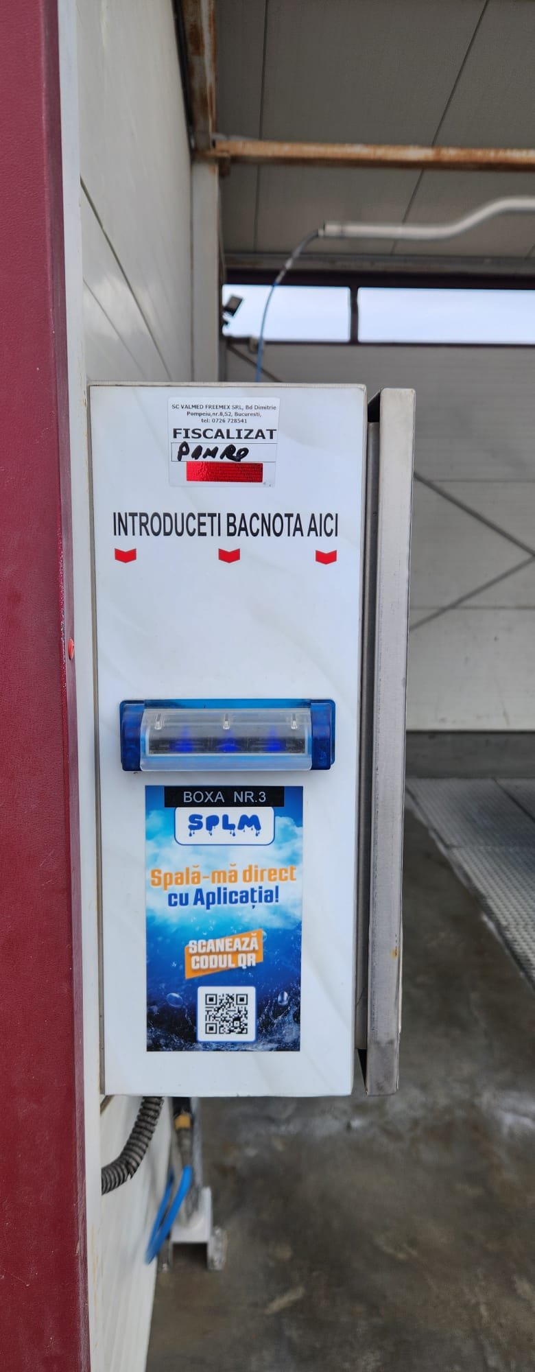 Fiscalizare spalatorii auto cu acceptatoare Alberici pe rampa si aspiratoare